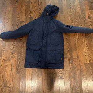 Woolrich Navy Blue Parka Jacket
